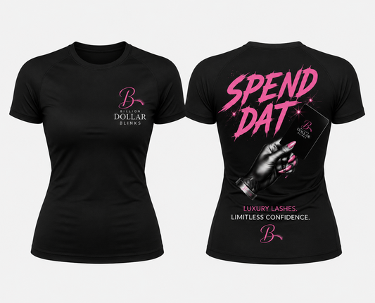 BDB Spend Dat Dry-Fit Active Logo Tee